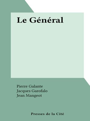 cover image of Le Général